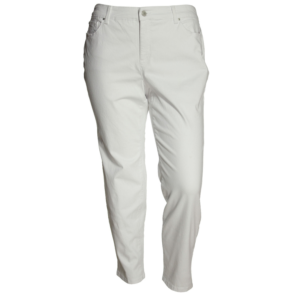 White Skinny Leg Tummy Slimming Ankle Jeans NEW w/ Tags Plus Sizes Charter Club